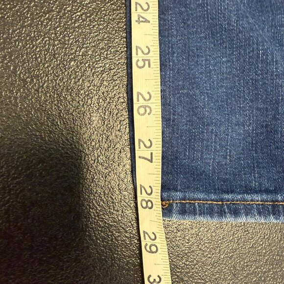 Madewell Womens 9” Mid-Rise Skinny Jeans Size 26 Dark Wash Denim Style L9933 - Picture 5 of 10